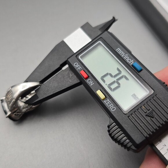 STS Sterling Silver Black Spinel Cathedral Ring Size 8 Ornate Filigree 10g - Picture 11 of 16